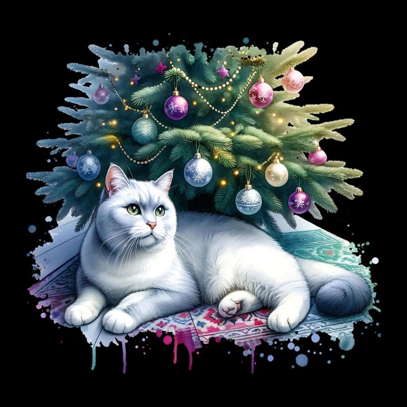 Chat mignon Noël