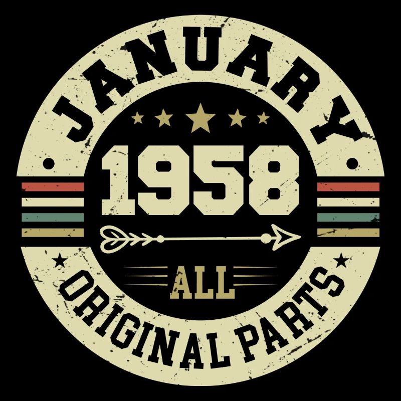 Janvier 1958 - Anniversaire en janvier 1958