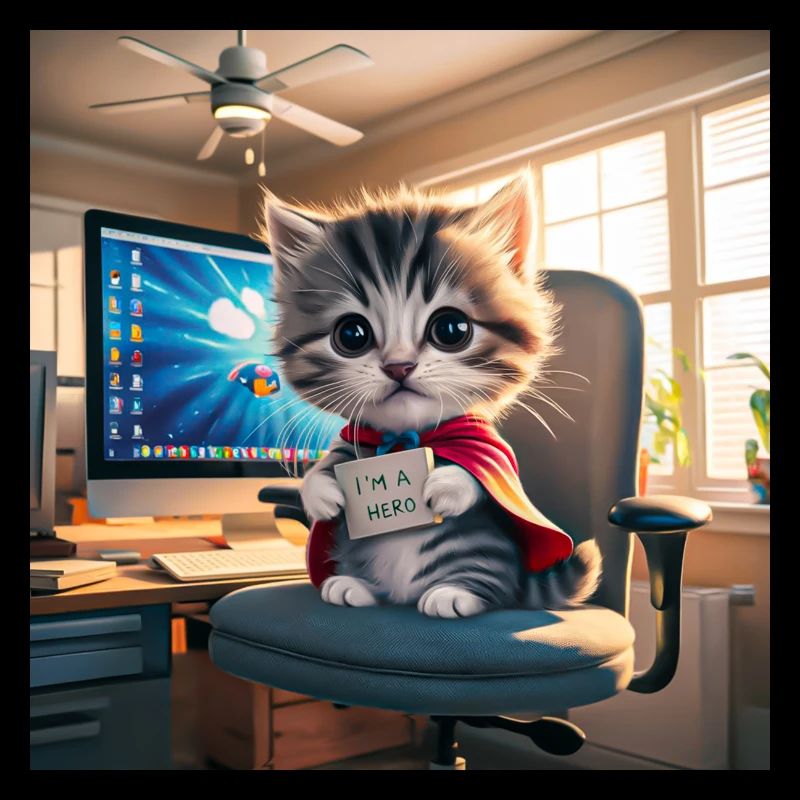 Héros chat