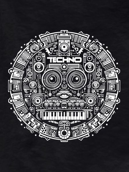 Techno Music Logo
