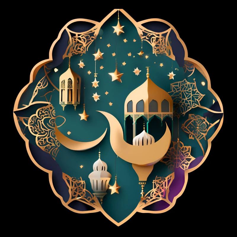 Ramadan Geschenk Eid Mubarak Islam Allah Muslim