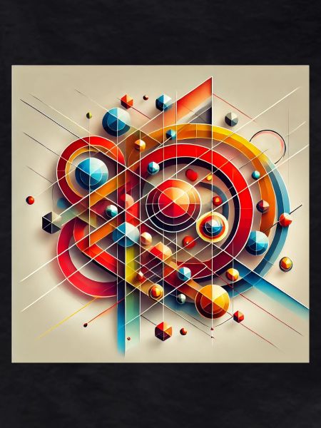 Colour explosion of shapes
