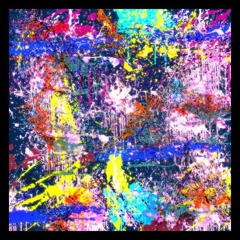 Ein Abstrakte buntes Fleckenbild