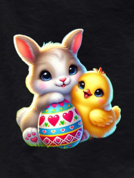 Easter Bunny Chick Egg