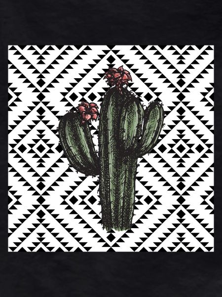 Cactus Geometric Pattern Design
