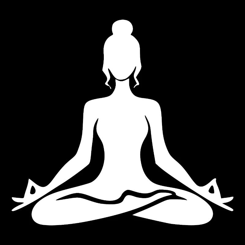 Elegante Yoga Pose Harmonie Körper und Geist