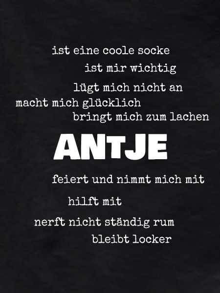 Sayings Antje