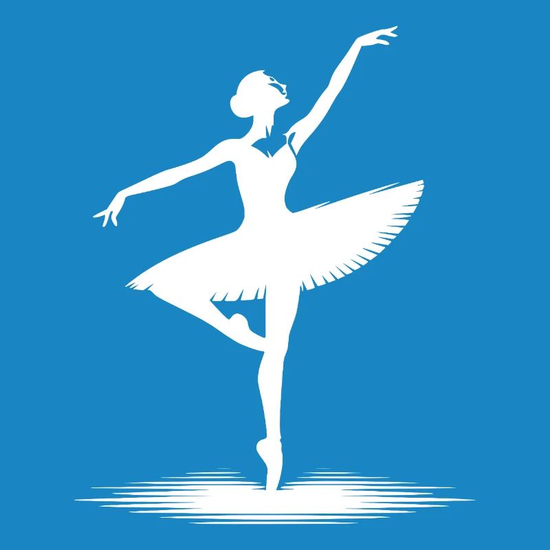 Conception de danse esthétique avec pose classique