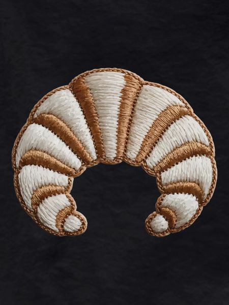 Embroidered Crescent