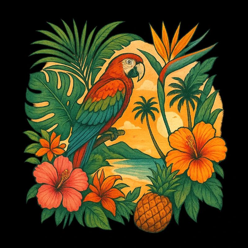 Tropical Collage