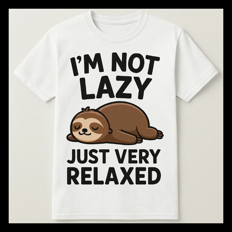 I'm Not Lazy – Just Very Relaxed