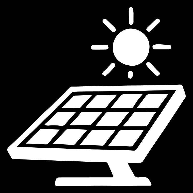 Solar Power Symbol Photovoltaics