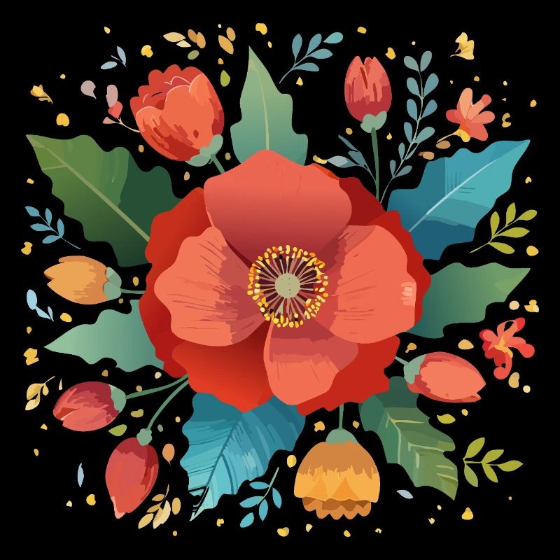 klatschmohn,mohn,blume,strauß,blumem