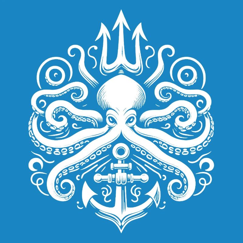 Logo du trident de pieuvre