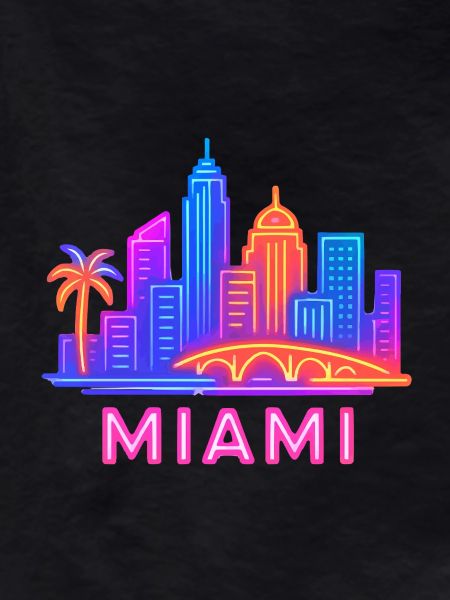 Miami City Skyline