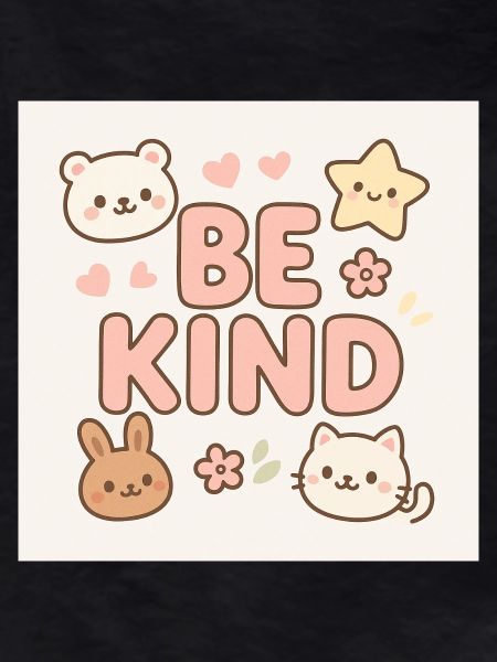 Be kind - Cute design