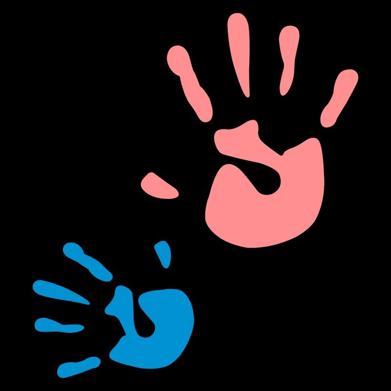 Main mère-enfant