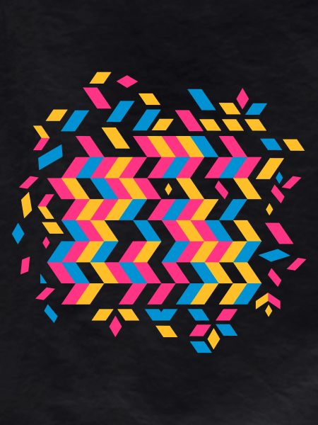 A herringbone pattern