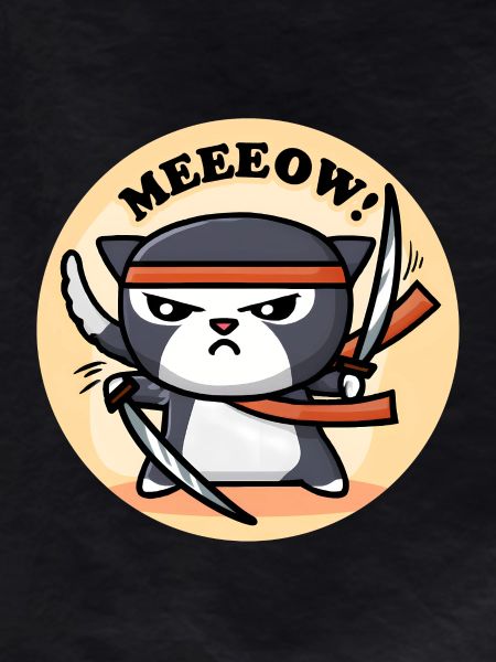 Cute Ninja Cat
