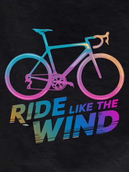 Gradient Bicycle Ride Graphic