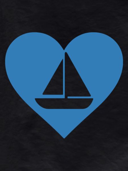 Sailboat Heart Motif