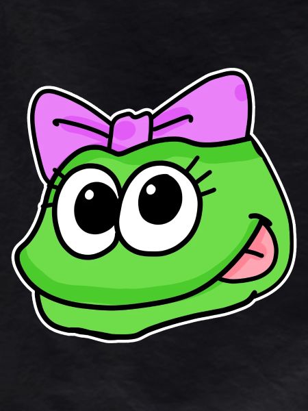 Frosch Mädchen Kopf Tierkopf