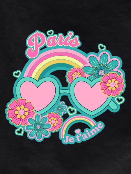 Paris Rainbow Rosé Hearts