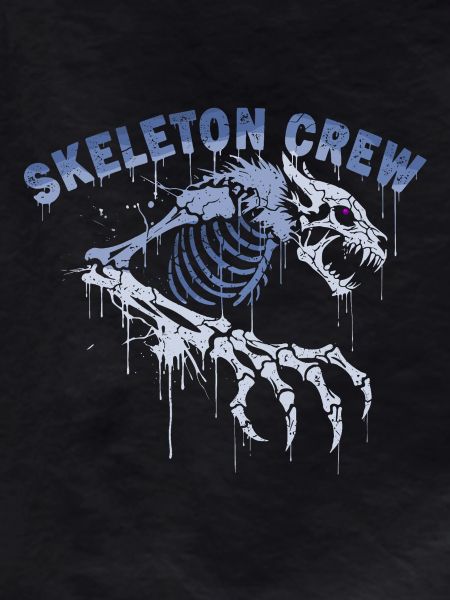 Skeleton Werewolf Graffiti