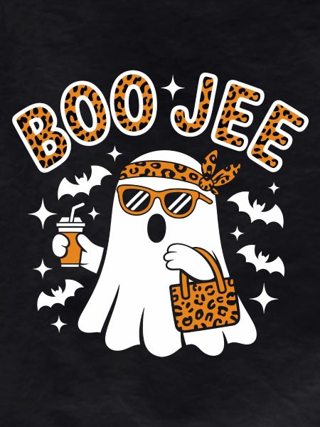 Leopard Ghost Halloween Chic