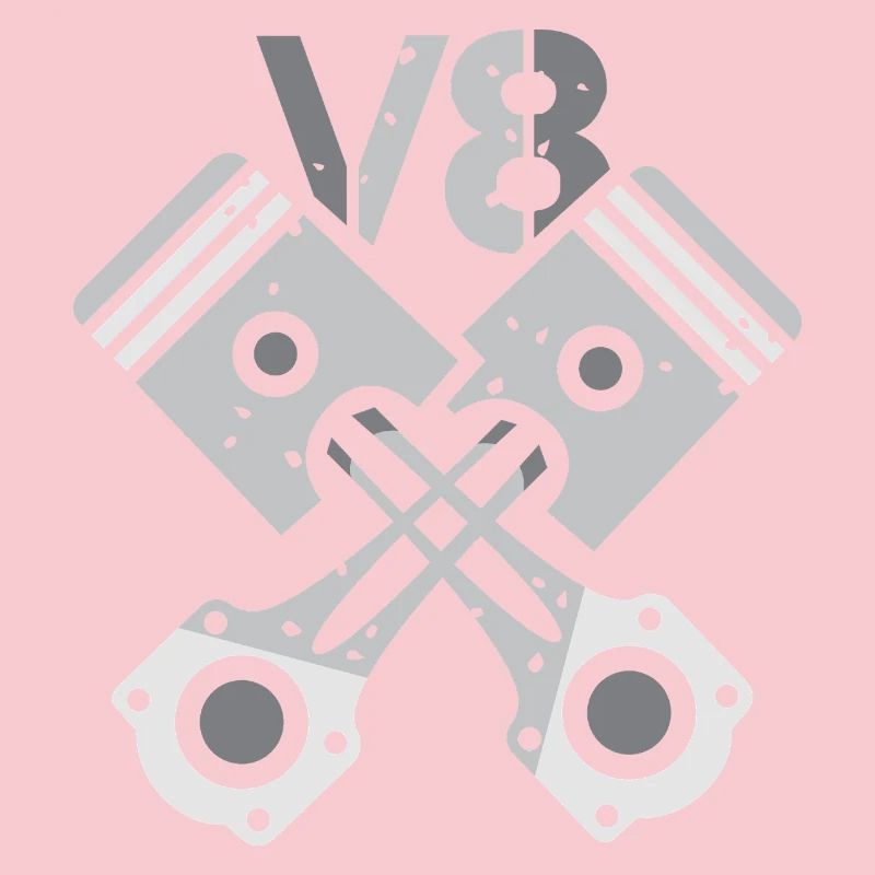 Moteur V8 à piston – Conception de puissance mécanique