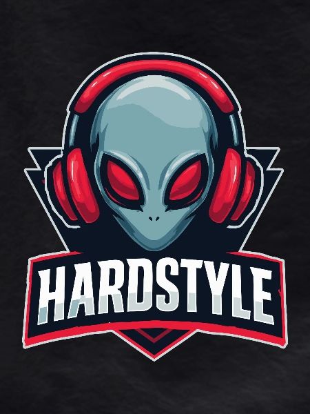 HARDSTYLE Alien Headphone Motif
