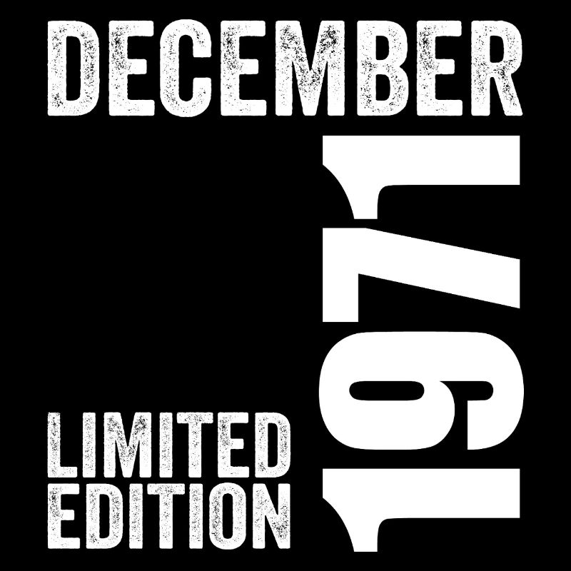 Cadeau Anniversaire Rétro - Décembre 1971