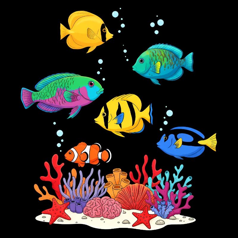 Costume de poisson d’aquarium Océan sous-marin
