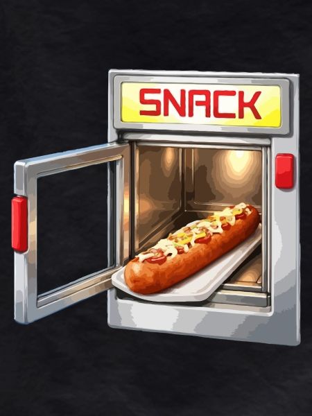 Retro Snack Machine Hot Dog