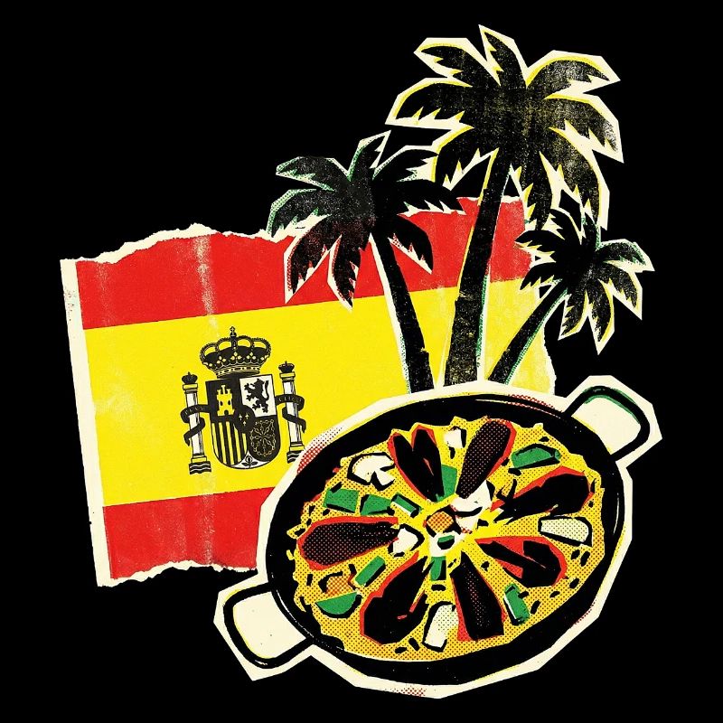 Spain Paella Palm Trees