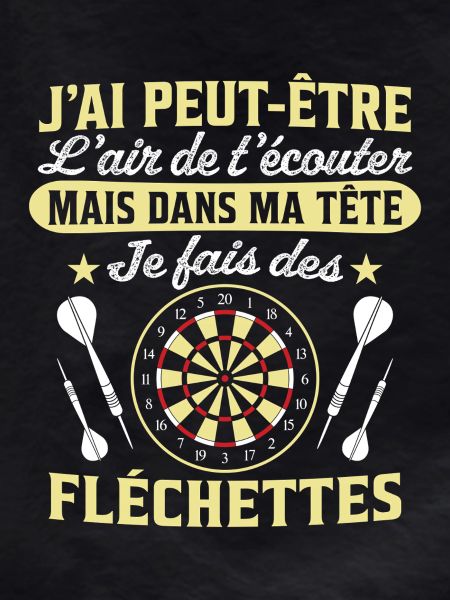  joue aux fléchettes