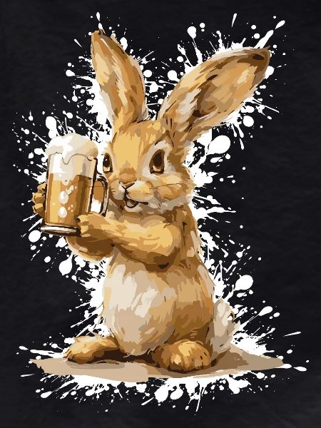 Bunny Beer Funny