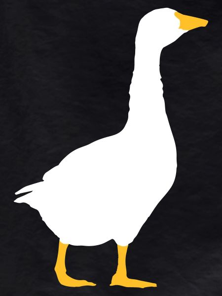 Design goose silhouette