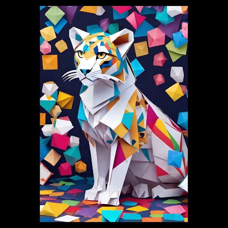 Arctic Elegance: A Snow Leopard's Grace