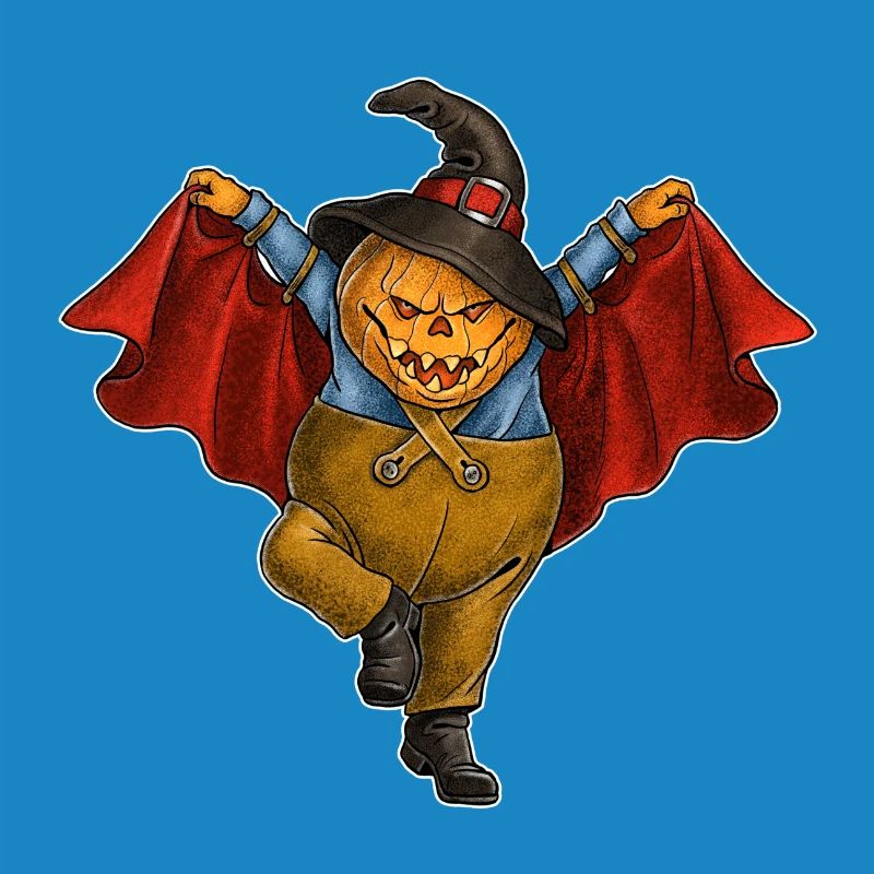 Dancing pumpkin. A fun Halloween design.