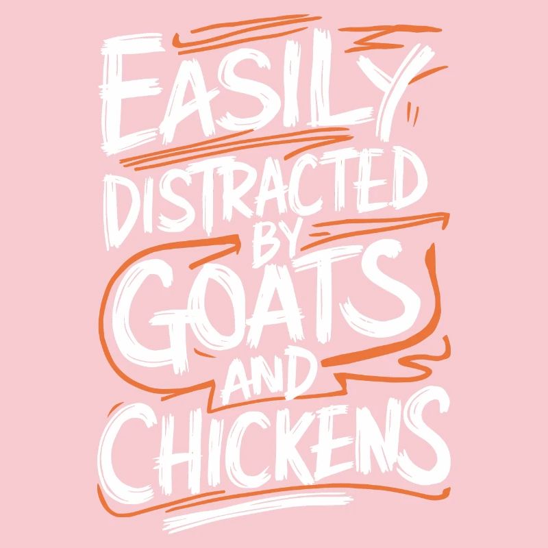 Distraction by goats and chickens