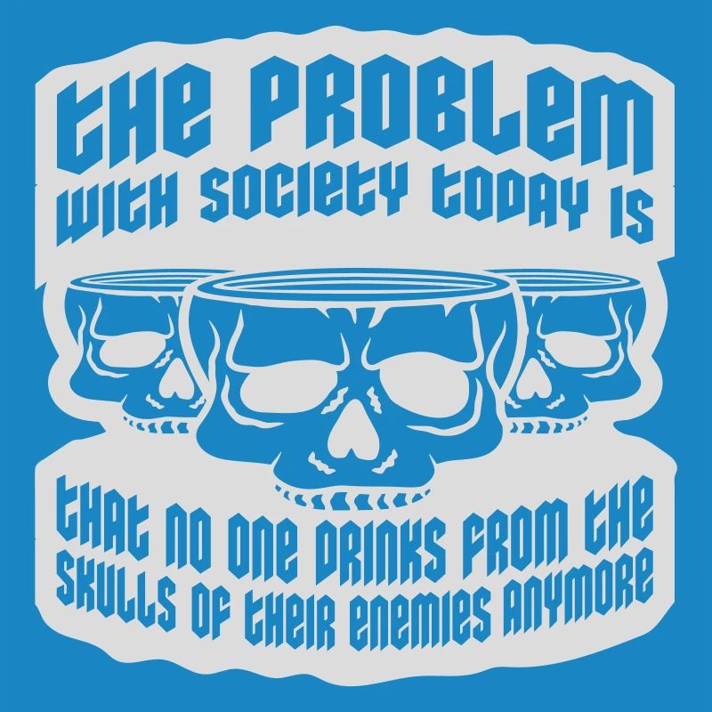 drinks from enemies skulls
