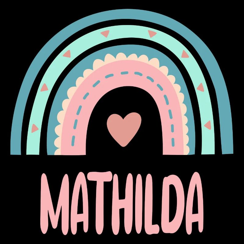 Mathilda Name Regenbogen Baby