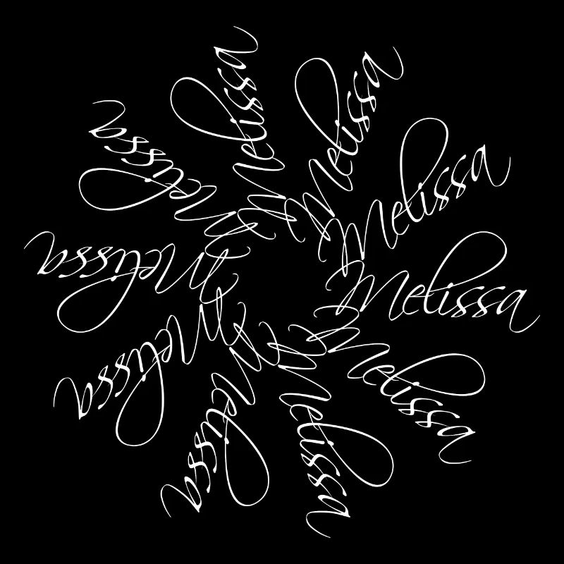 Melissa Name Name Mandala