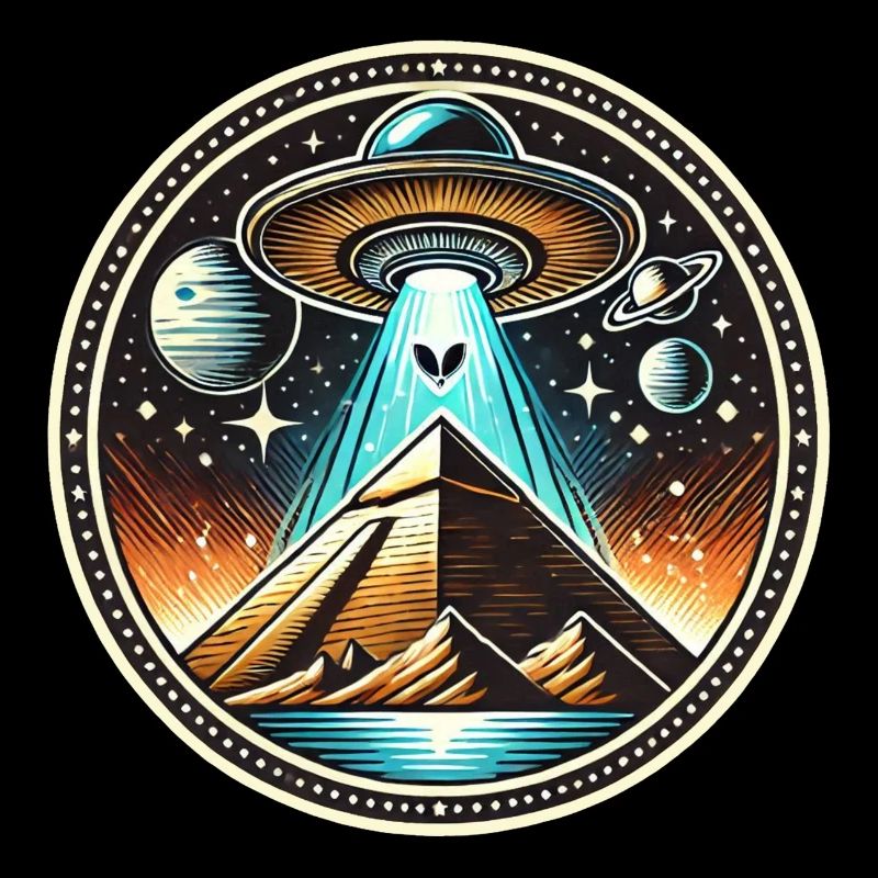 Logo des pyramides extraterrestres OVNI