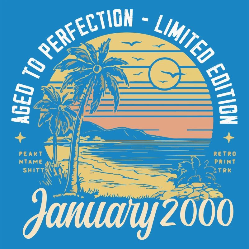 2000 Geburtstag Januar 2000 - Geschenk Januar 2000