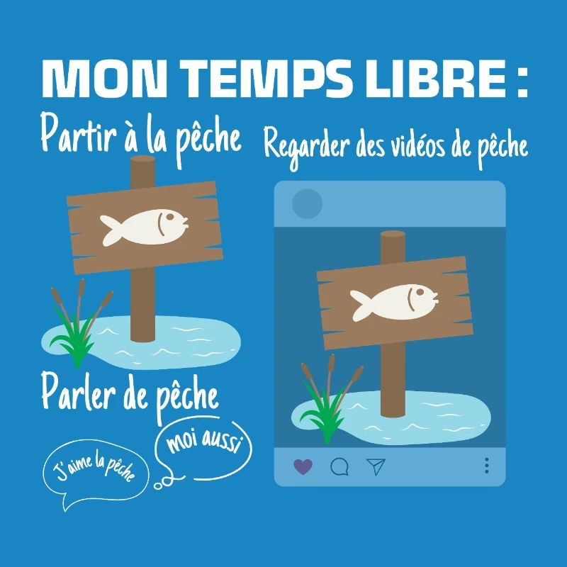 Mon temps libre : 100% pêche