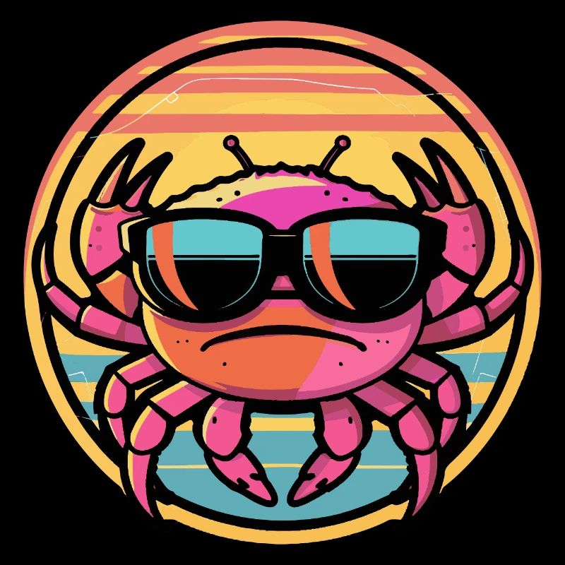 Krebs Krabbe Cool Comic