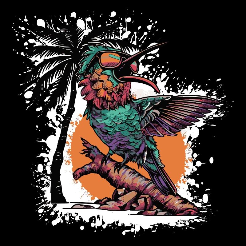 Colibri oiseau vacances d’été