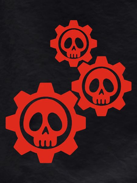 Skulls and red gears